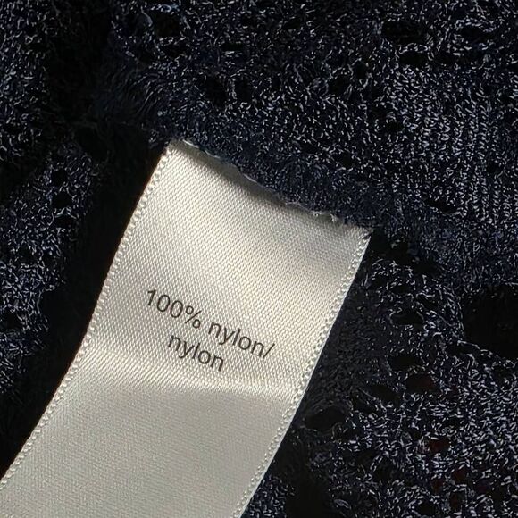 Maurices Navy Fringe Lace Kimono Cardigan S/M - Picture 5 of 6